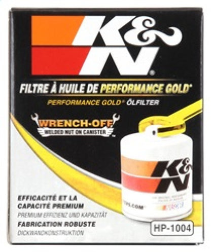K&N Universal Performance Gold Oil Filter - Graveyard Performance