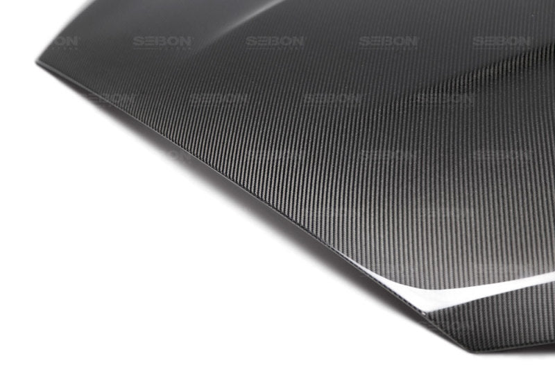 Seibon 15-16 Ford Focus TS-Style Gloss Finish Carbon Fiber Hood