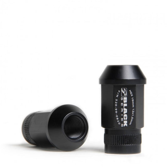 Skunk2 12 x 1.5 Forged Lug Nut Set (Black Series) (16 Pcs.) - Graveyard Performance