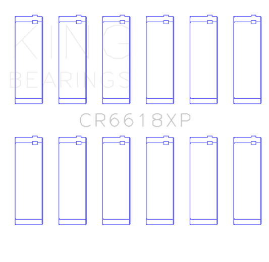 King Engine Bearings Chevrolet 200/229ci XP Series Connecting Rod Bearing Set