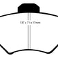 EBC 94-98 Ford Mustang 3.8 Bluestuff Front Brake Pads