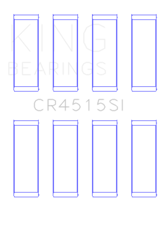 King Engine Bearings Ford/Mazda 2.0L Duratec (Size STD) Silicon Bi-Metal Aluminum Rod Bearing Set