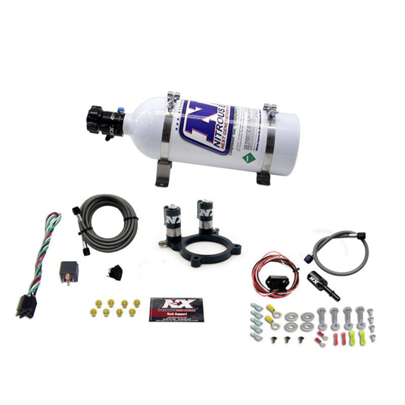 Nitrous Express Ford 3.5L/3.7L V6 Nitrous Plate Kit w/5lb Bottle - Graveyard Performance