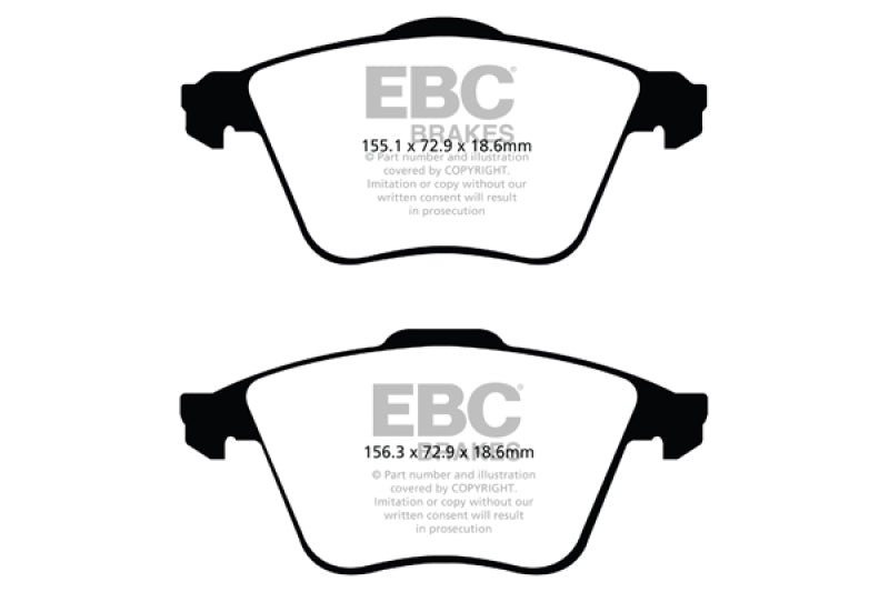 EBC Brakes Bluestuff Street and Track Day Brake Pads - Graveyard Performance