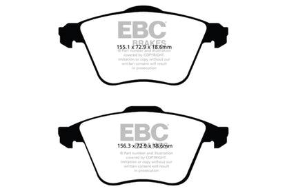 EBC Brakes Bluestuff Street and Track Day Brake Pads - Graveyard Performance