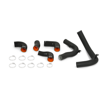 Mishimoto 2015+ Volkswagen MK7 GTI / Golf R Intercooler Pipe Kit Wrinkle Black - Graveyard Performance
