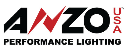 ANZO 2005-2009 Ford Mustang Euro Parking Lights Black w/ Amber Reflector - Graveyard Performance