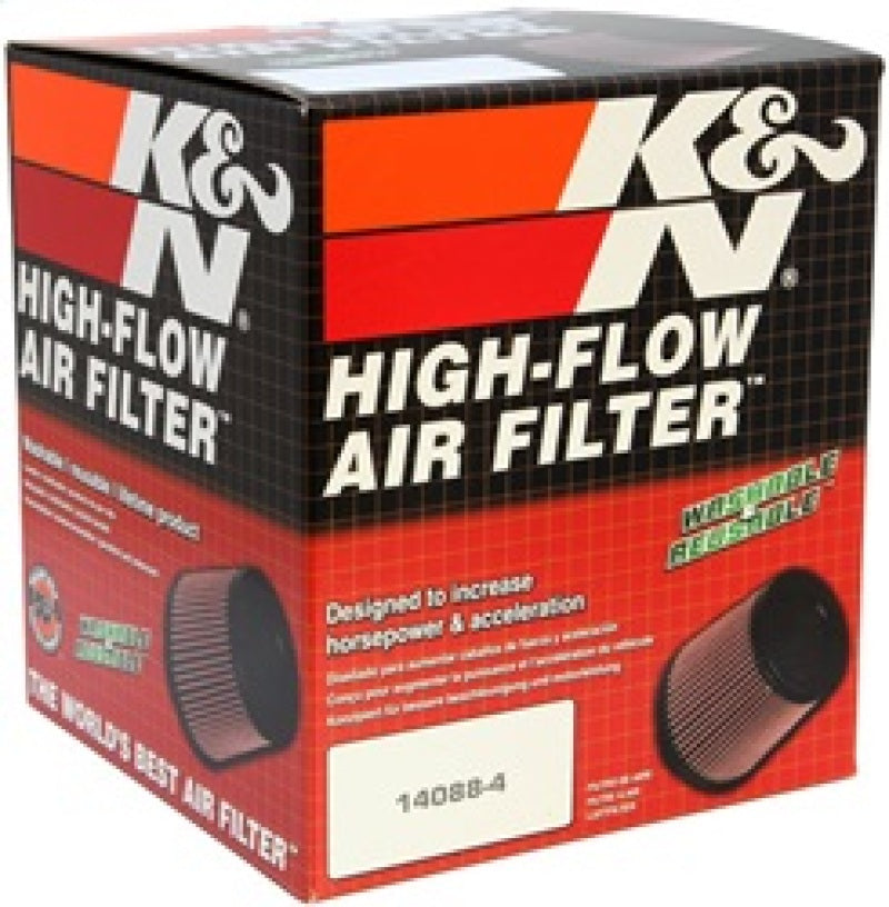 K&N Filter Universal Clamp-On Filter-Round Tapered 2.75in Flange ID x 6in Base OD x 5in Top OD - Graveyard Performance