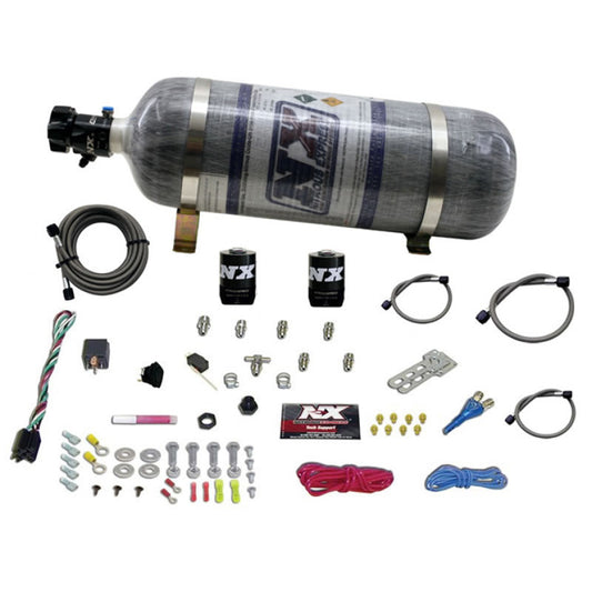 Nitrous Express All Sport Compact EFI Single Nozzle Nitrous Kit w/Composite Bottle - Graveyard Performance