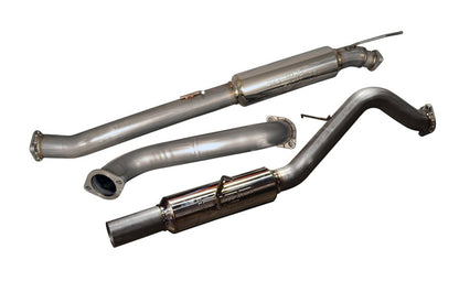 Injen 14-19 Ford Fiesta ST 1.6L Turbo 4Cyl 3.00in Cat-Back Stainless Steel Exhaust System - Graveyard Performance