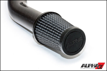 AMS Performance 2009+ Nissan GT-R R35 Alpha Carbon Fiber Intake Pipes for Stock Turbos - Graveyard Performance
