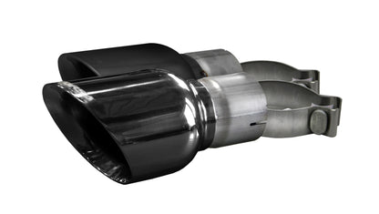 Corsa 2015-2025 Ford Mustang GT 3.0in Inlet / 4.5in Outlet Black PVD Tip Kit (For Corsa ExhaustOnly) - Graveyard Performance