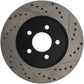 StopTech 05-10 Ford Mustang GT Front Left Slotted & Drilled Rotor