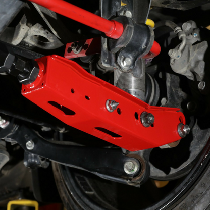 BLOX Racing Rear Lower Control Arms - Red (2013+ Subaru BRZ/Toyota 86 / 2008-2023 Subaru WRX/STI)