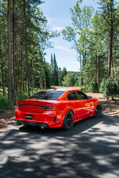 MBRP 17-21 Charger 5.7L/6.2L/6.4L 3in Race Profile Cat-Back w/Dual Carbon Fiber Tips T304 SS Exhaust - Graveyard Performance