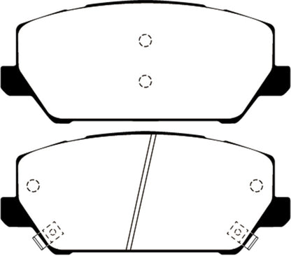 EBC 2019+ Hyundai Veloster (2nd Gen) N 2.0T Bluestuff Front Brake Pads - Graveyard Performance