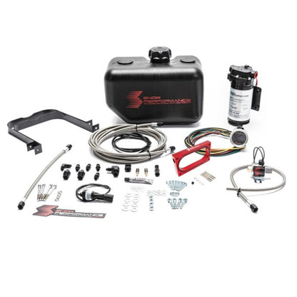 Snow Performance 05-10 Mustang Stg 2 Boost Cooler Water Injection Kit (SS Braided Line & 4AN) - Graveyard Performance
