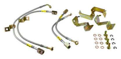 Goodridge 05-14 Ford Mustang (w/ABS) Stainless Steel Brake Line Kit - Graveyard Performance