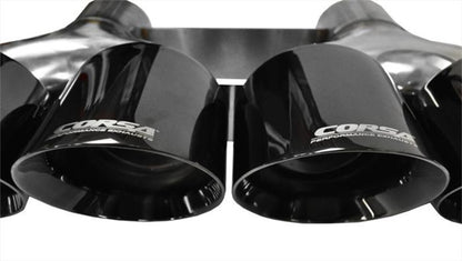 Corsa 2014-2020 Chevrolet Corvette 6.2L V8 Quad 45in Polished Black Pro-Series Tip Kit - Graveyard Performance