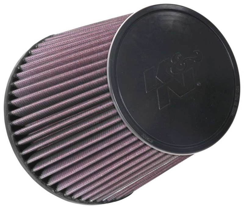 K&N Universal Clamp-On Air Filter 5in FLG / 6-1/2in B / 5in T / 6-1/2in H - Graveyard Performance