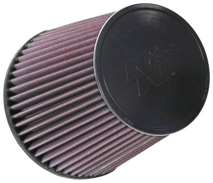 K&N Universal Clamp-On Air Filter 5in FLG / 6-1/2in B / 5in T / 6-1/2in H - Graveyard Performance