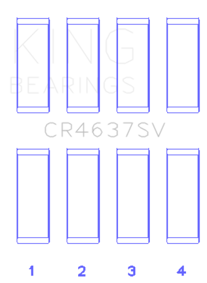 King Engine Bearings Audi BYT/CDNC/CCZD/CPSA Connecting Rod Bearing Set - Graveyard Performance