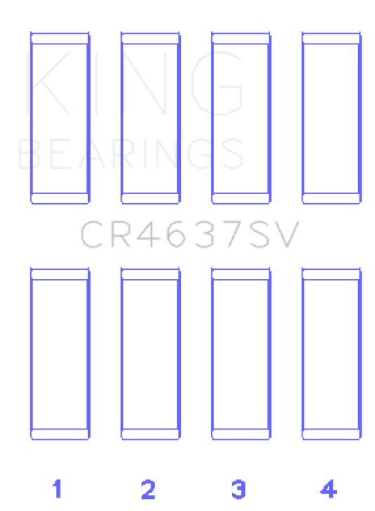 King Engine Bearings Audi BYT/CDNC/CCZD/CPSA Connecting Rod Bearing Set