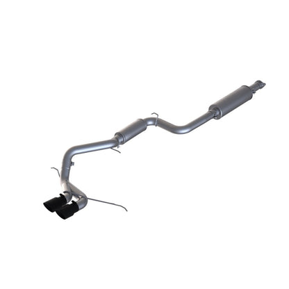 MBRP 13-17 Ford Focus ST 2.0L EcoBoost Dual Center Outlet T409 3in Cat Back w/ Black Tips - Graveyard Performance