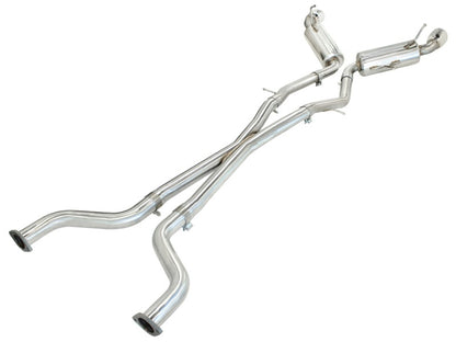 aFe Takeda 2.5inch SS Exhaust Cat-Back 09-13 Nissan 370Z V6 3.7L Polished Tips - Graveyard Performance