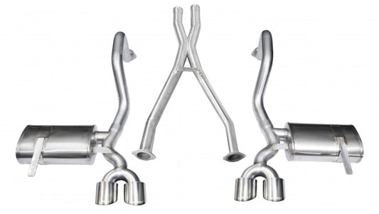 Corsa 1997-2004 Chevrolet Corvette C5 Z06 5.7L V8 Polished Xtreme Cat-Back + XO Exhaust - Graveyard Performance