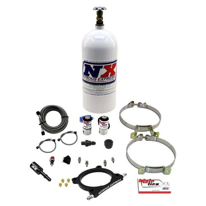 Nitrous Express 11-17 Ford Mustang GT Coyote 5.0L Mainline EFI Nitrous Plate Kit w/10lb Bottle - Graveyard Performance
