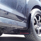 Rally Armor 13-19 Ford Fiesta ST Red UR Mud Flap w/White Logo