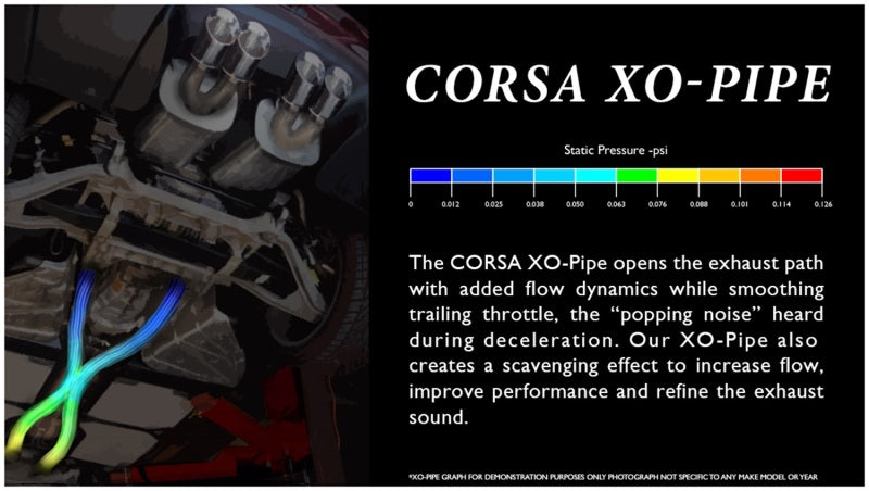 Corsa 2009-2013 Chevrolet Corvette C6 6.2L V8 XO Pipe Exhaust - Graveyard Performance