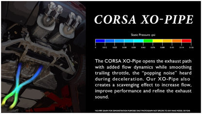 Corsa 2009-2013 Chevrolet Corvette C6 6.2L V8 XO Pipe Exhaust - Graveyard Performance