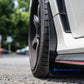 Rally Armor 17-22 Honda Civic Type R Black UR Mud Flap w/White Logo