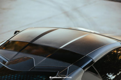 Anderson Composites 20-21 Chevrolet Corvette C8 Dry Carbon Roof Replacement - Graveyard Performance