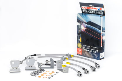 Goodridge 05-14 Ford Mustang (w/ABS) Stainless Steel Brake Line Kit - Graveyard Performance