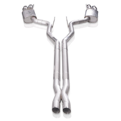 Stainless Works 18+ Ford Mustang GT Redline X-Pipe Performance Connect Cat-Back Exhaust - Graveyard Performance
