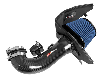 aFe 19-20 GM Trucks 5.3L/6.2L Track Series Carbon Fiber Cold Air Intake System With Pro 5R Filters - Graveyard Performance