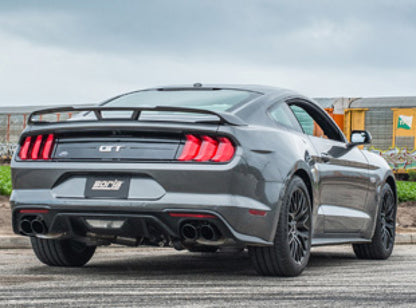 Borla 2018 Ford Mustang GT 5.0L AT/MT 3in ATAK Catback Exhaust Black Chrome Tips w/ Valves - Graveyard Performance