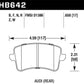 Hawk Performance 09-10 Audi A4/Quattro / 08-11 A5 Quattro / 09-11 Q5 Rear Ceramic Street Brake Pads