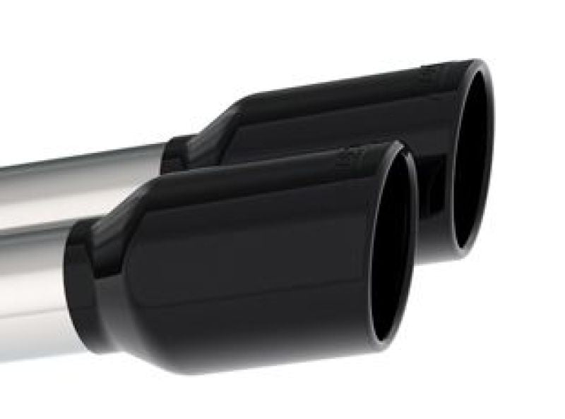 Borla 2020 Chevrolet Corvette C8 6.2 ATAK 3in Exhaust System Dual Round Rolled A/C Black Chrome Tips - Graveyard Performance