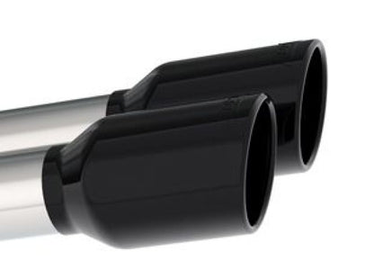 Borla 2020 Chevrolet Corvette C8 6.2 ATAK 3in Exhaust System Dual Round Rolled A/C Black Chrome Tips - Graveyard Performance