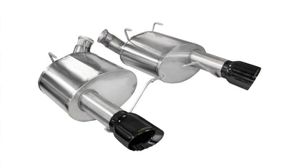 Corsa 2011-2014 Ford Mustang GT/Boss 302 5.0L V8 Black Xtreme Axle-Back Exhaust - Graveyard Performance