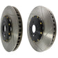 StopTech 09-11 Nissan GT-R Front Slotted Bare Iron 380x34mm AeroRotor Kit Pair
