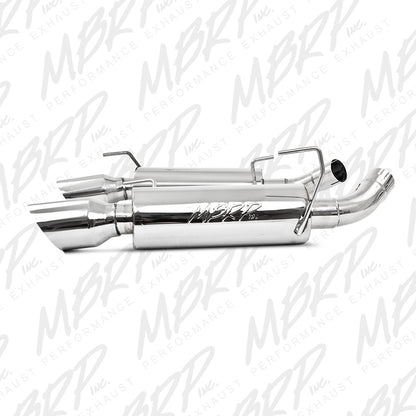 MBRP 05-10 Ford Mustang GT 5.0/Shelby GT500 Dual Mufflers Axle Back Split Rear T304 - Graveyard Performance