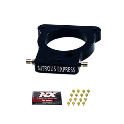 Nitrous Express EFI Nitrous Plate Conversion GM LS 78mm 3-Bolt - Graveyard Performance