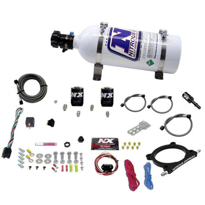 Nitrous Express 11-15 Ford Mustang GT 5.0L High Output Nitrous Plate Kit (50-250HP) w/5lb Bottle - Graveyard Performance