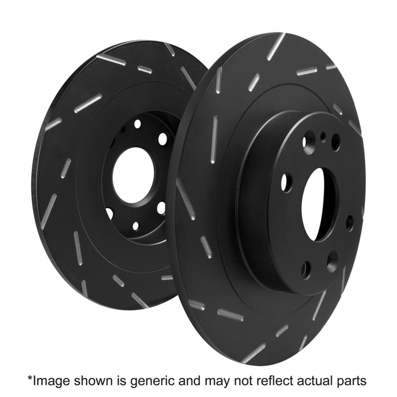 EBC 09+ Hyundai Genesis Coupe 2.0 Turbo USR Slotted Rear Rotors - Graveyard Performance