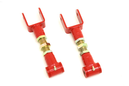 BMR 79-04 Fox Mustang Upper Control Arms On-Car Adj. (Polyurethane) - Red - Graveyard Performance